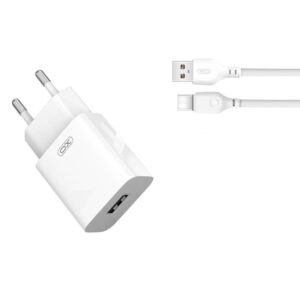 XO L99 EU 2.4A USB charger with Micro cable White