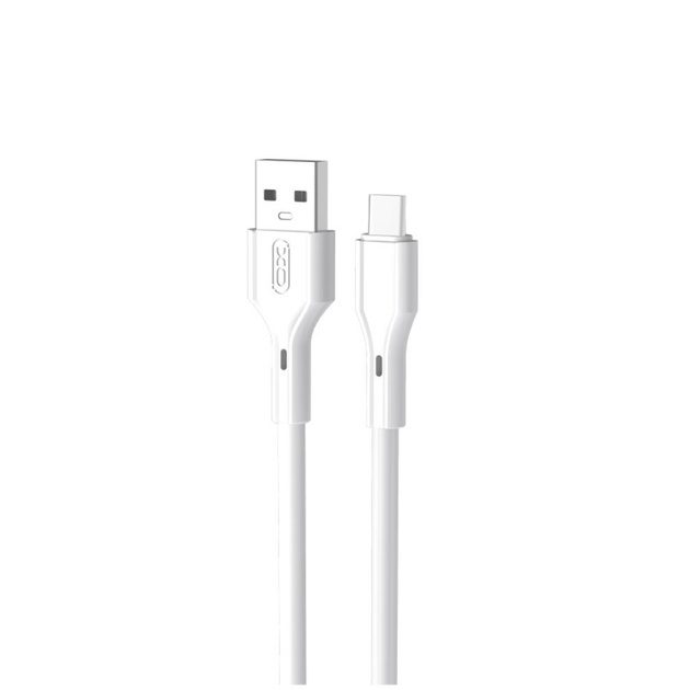 XO NB230 2.4A Rock Series TYPE-C Data Cable White