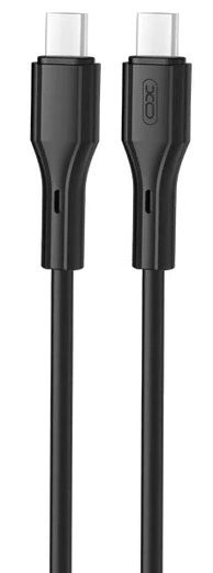 XO NBQ231B Rock Series Type-c to Type-c 60W Data Cable Black