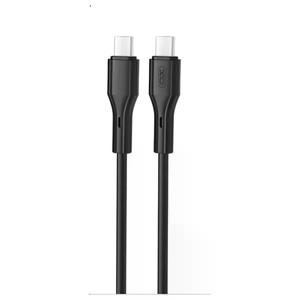XO NBQ231B Rock Series Type-c to Type-c 60W Data Cable White - imagine 2