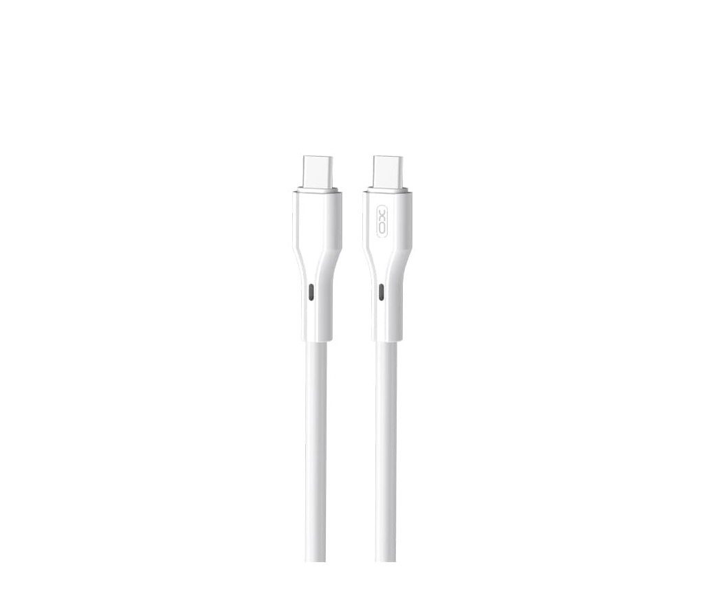 XO NBQ231B Rock Series Type-c to Type-c 60W Data Cable White