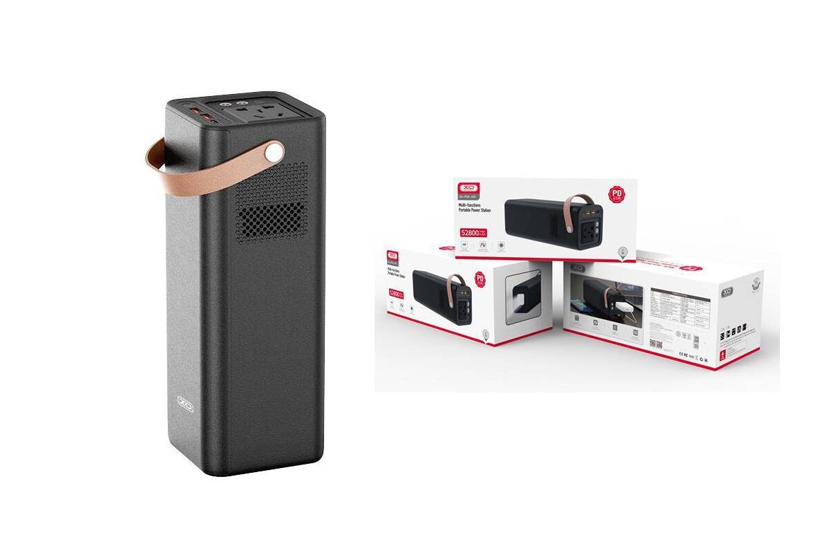 XO PSA-200 190Wh/52800mAh outdoor lighting energy storage power station Black - imagine 2