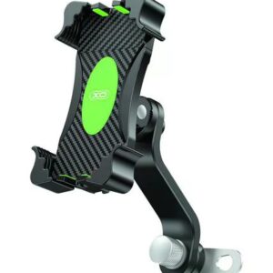 XO C118 motorcycle 360° rotation mobile phone holder Black