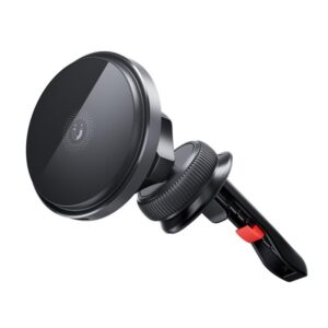 XO CX015 15W magnetic car air outlet wireless charging Black
