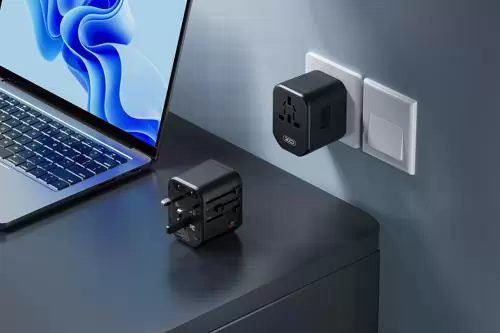 XO WL13 20W Universal Travel Charging 2USB+1USB-C Black - imagine 2