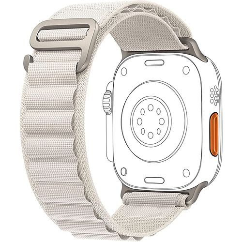 XO BT05A Alpine Woven Nylon Watch Band Watch 38/40/41mm Universal Watch Band Olive green - imagine 2