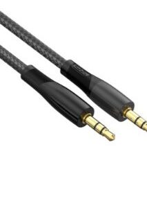 XO NB-R241C 3.5mm to 3.5MM Transparent audio cable Black