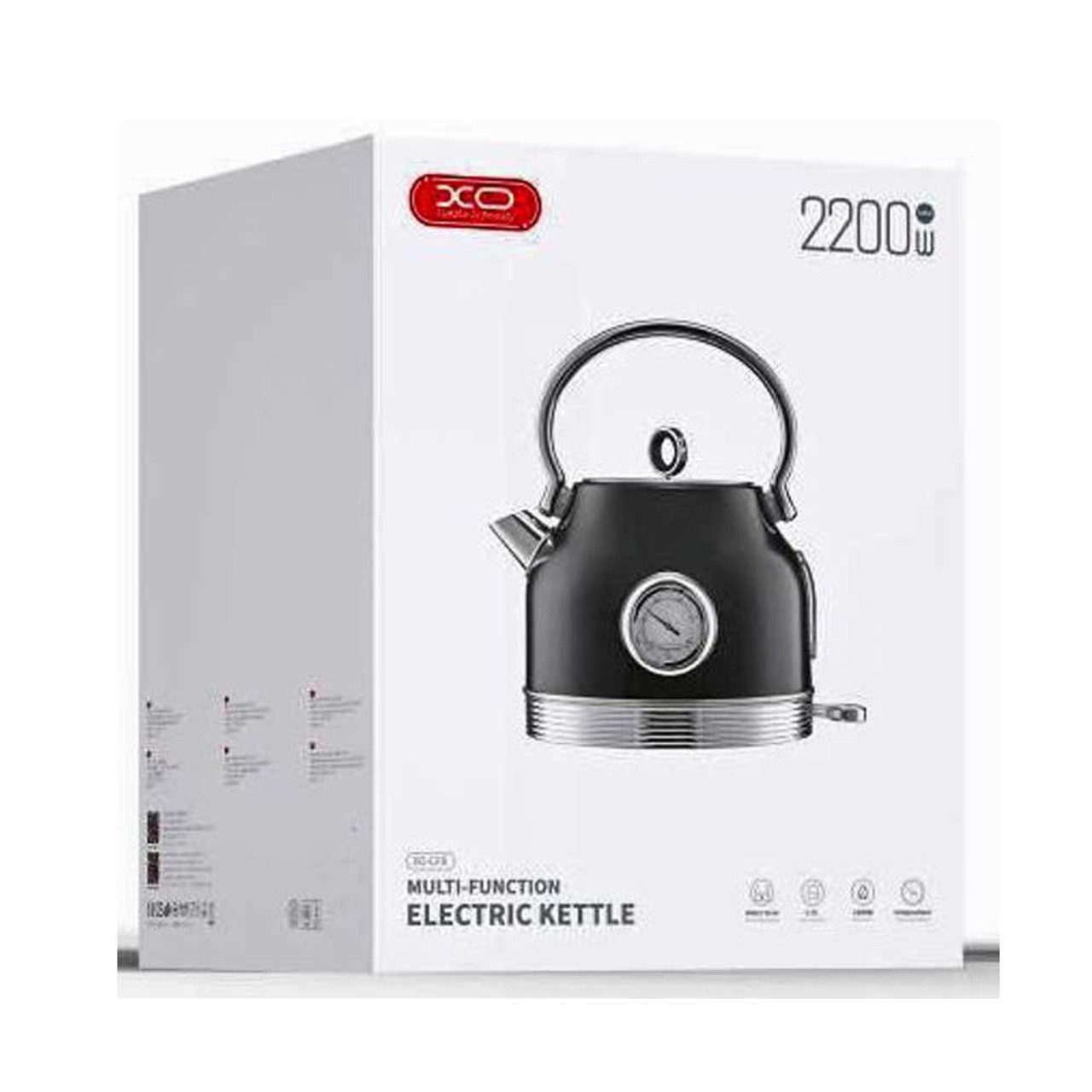 XO CF6 2200W Electric Kettle 1.7L (EU) Black - imagine 2