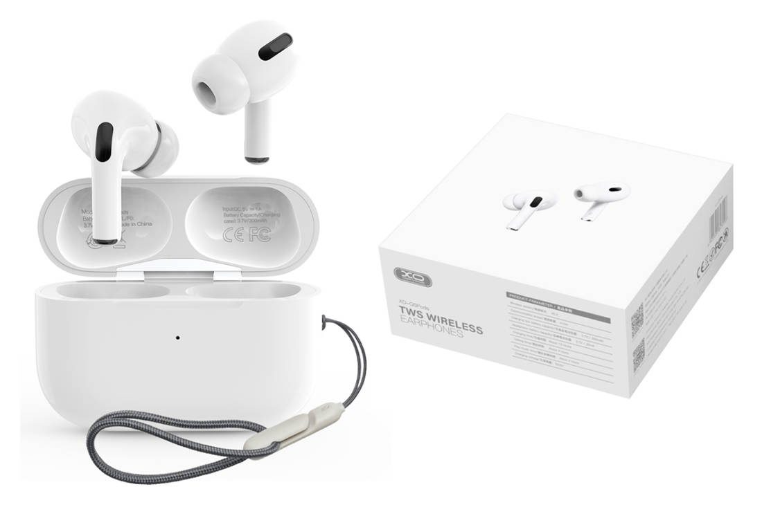 XO Q5Pods Bluetooth headset (full functions) White - imagine 3