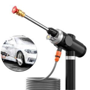 XO CZ013 Dual Use Car Wash Water Gun European Standard (6000mah) Black