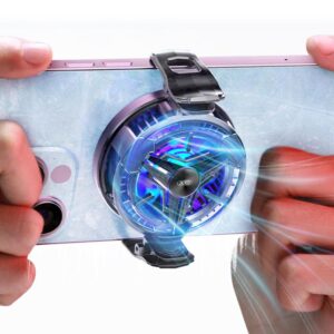 XO SL03 Magnetic suction+clamp, temperature display, with color light switch type radiator Black