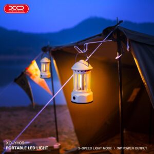 XO YH09 mini outdoor light battery version — three No. 5 batteries Gold