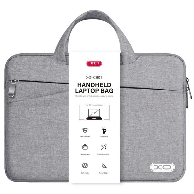 XO CB01 Laptop bag 13 inch Gray