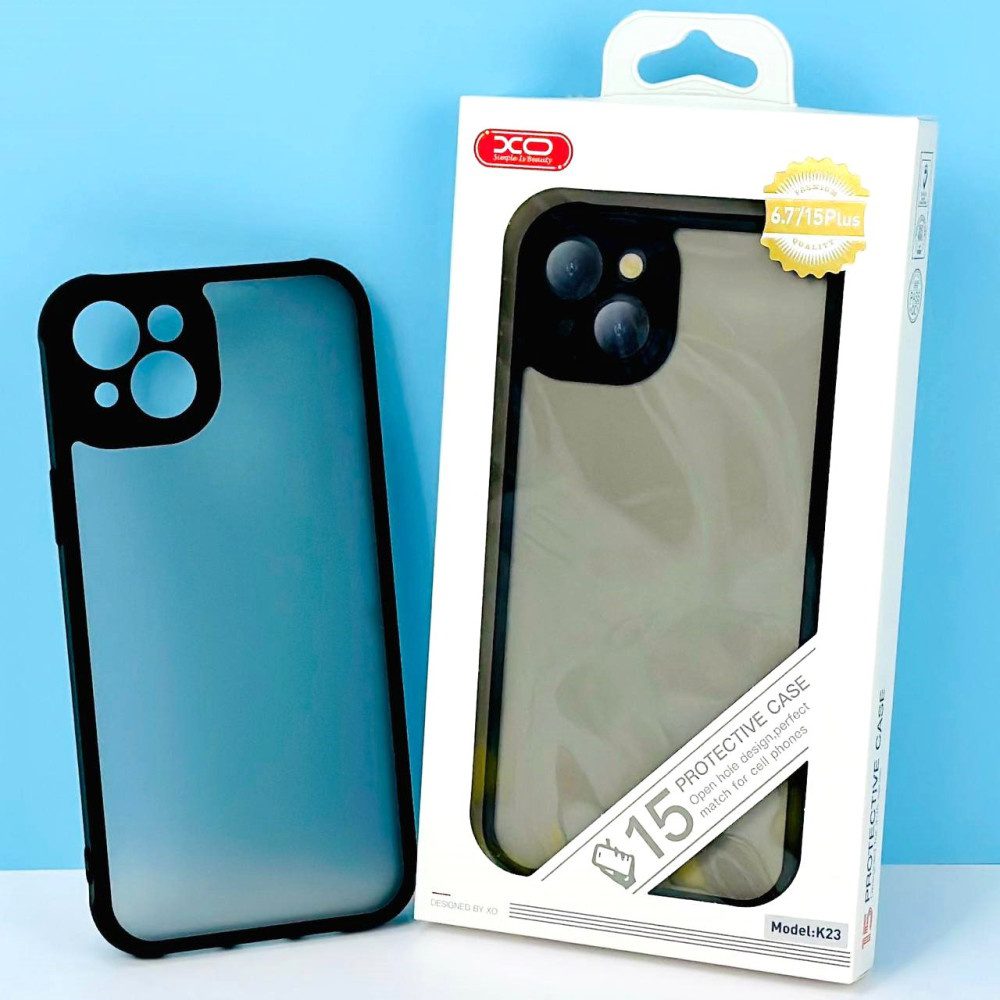 XO K23 iP15 6.1″ Skin TPU+PC Phone Case black - imagine 5