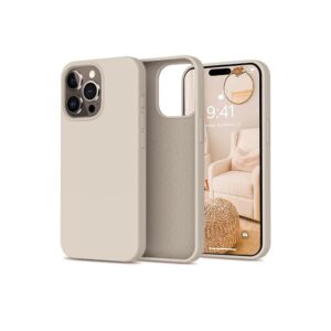 XO K10B iP15 Pro Max 6.7″ Conventional Liquid Silicone Phone Case Grey