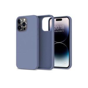 XO K10B iP15 pro 6.1″ Conventional Liquid Silicone Phone Case Far Peak Blue