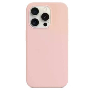 XO K10B iP15 6.1″ Conventional Liquid Silicone Phone Case Pink