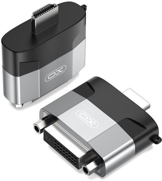 XO GB013 HDMI to DVI female converter Tranish - imagine 2