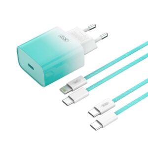 XO CE18 (EU) PD30W USB-C fast charging charger blue