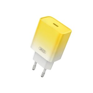 XO CE18 (EU) PD30W USB-C fast charging charger Yellow