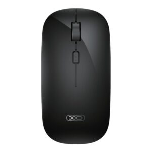 XO M7 Stylish Glossy Cordless Mouse (AAA batteries) Black