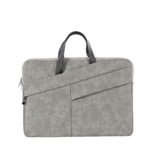 XO CB05 Dark grey laptop bag 15 inches (PU material, sheepskin material) Gray