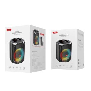 XO F48 Dual Wheat 8″ Phantom RGB Bluetooth Speaker 40W (with remote control) Black