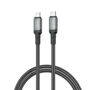 XO NB-Q264A Type-c to Type-c 240W High Power Data Cable 1m Black