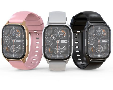 XO J10 AMOLED Screen Star Mist Magnetic Square Smart Sports Talking Watch Pink - imagine 3