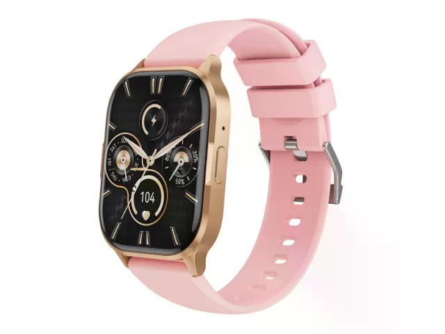 XO J10 AMOLED Screen Star Mist Magnetic Square Smart Sports Talking Watch Pink