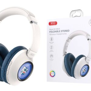 XO BE43 Lion Dancing Folding Headband Bluetooth Headset Blue
