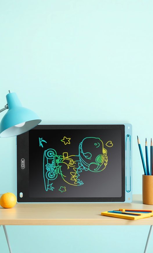 XO V01 LCD Handwriting Tablet 10 inch pink - imagine 3