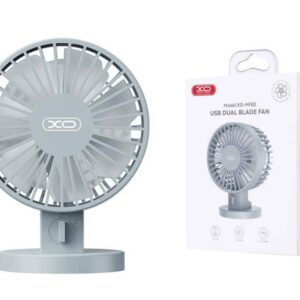 XO MF82 Desktop USB Dual Blade Fan Blue