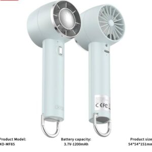 XO MF85 Desktop/Handheld Fan 1200mAh White
