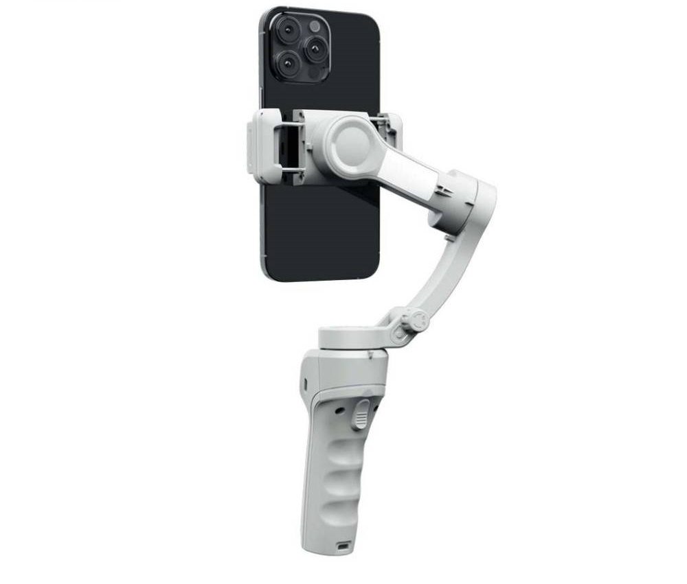 XO SS17 Anti Shake Intelligent Face Clap Hand Holding Pan Tilt Three Axis Self Shooting Rod Gray