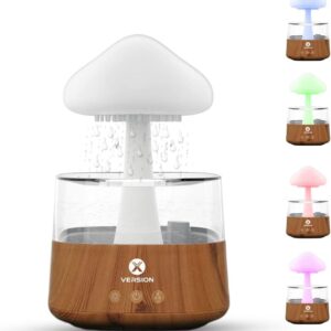 XO HF10 Raining Clouds Colorful Lights Humidifier Aromatherapy Diffuser (EU) White