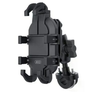 XO C149 Motorcycle Shock Absorbing Cell Phone Holder Black