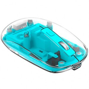 XO M12 Bluetooth wireless transparent mouse Blue