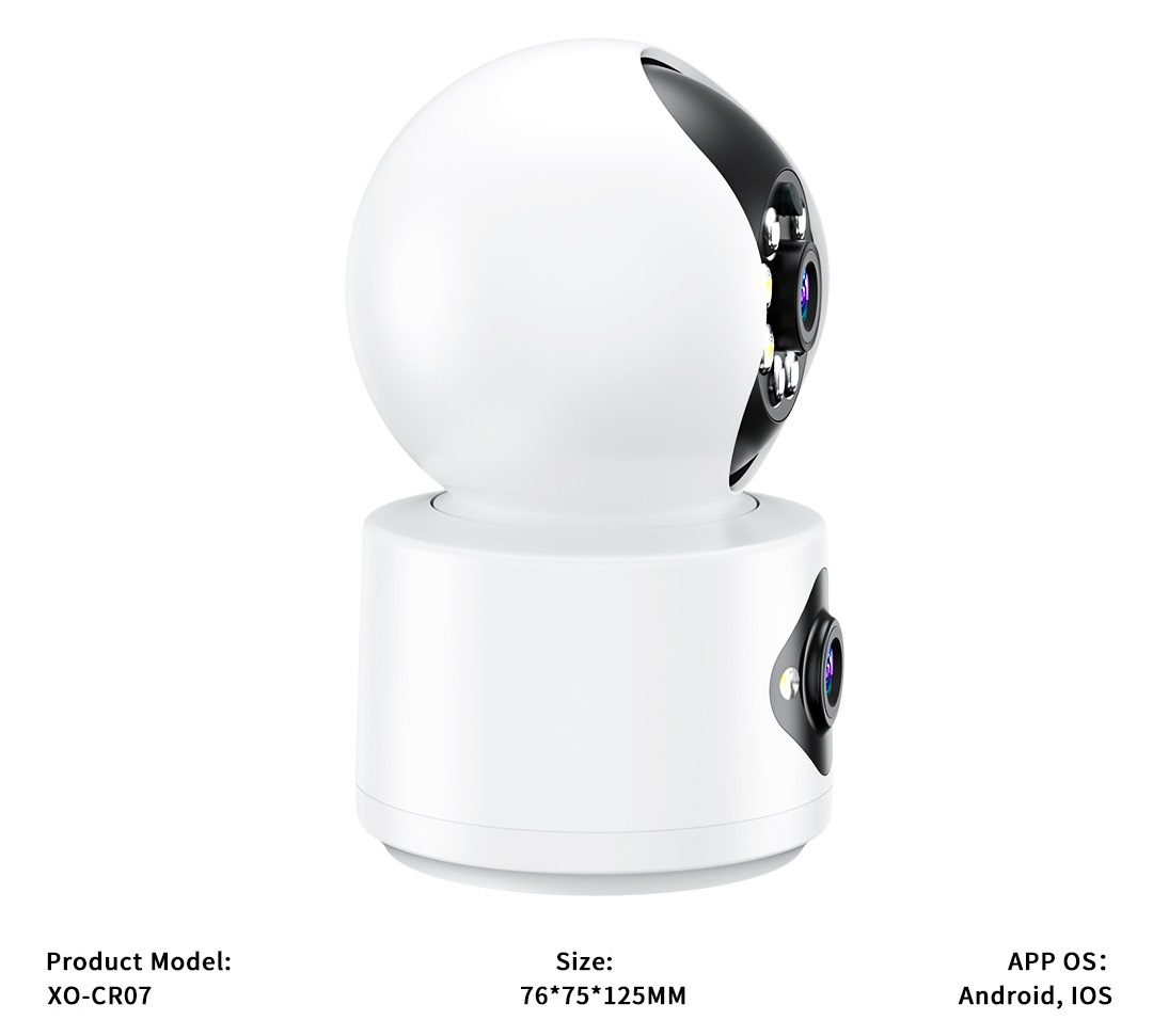XO CR07 EU Supreme 400W Pixel Dual Camera (2.4G Wireless WiFi + Bluetooth with Internet) White - imagine 5