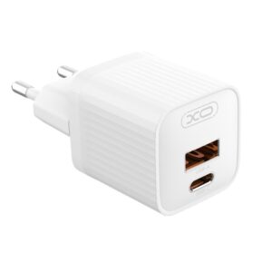 XO L147(EU) PD20W 1USB-A+1USB-C Charger White