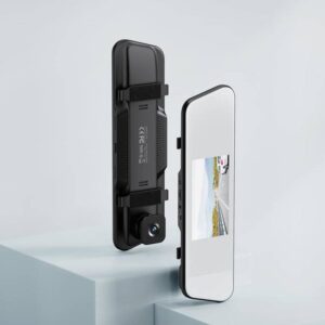 XO XJ06 Intelligent Rearview Mirror 5-inch Car Recorder with WiFi With Touch (No Card) Black