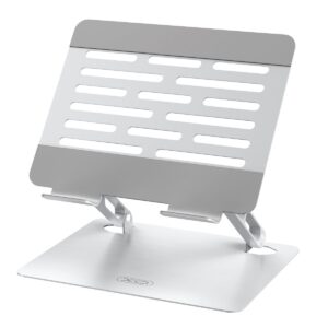 XO C152 Large Metal Laptop Holder Silver