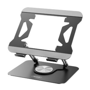 XO C153 Metal Laptop Swivel Large Holder Black