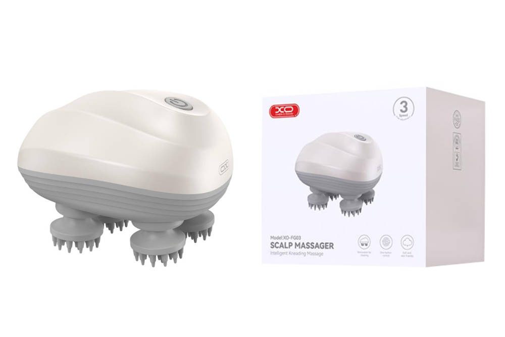 XO FG03 Head Massager white - imagine 2