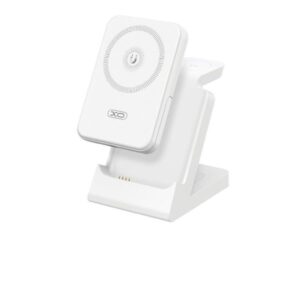 XO CX033 Wireless Charging Power bank + Apple Watch Charger + Headphone Wireless Charger 3 in 1 whit