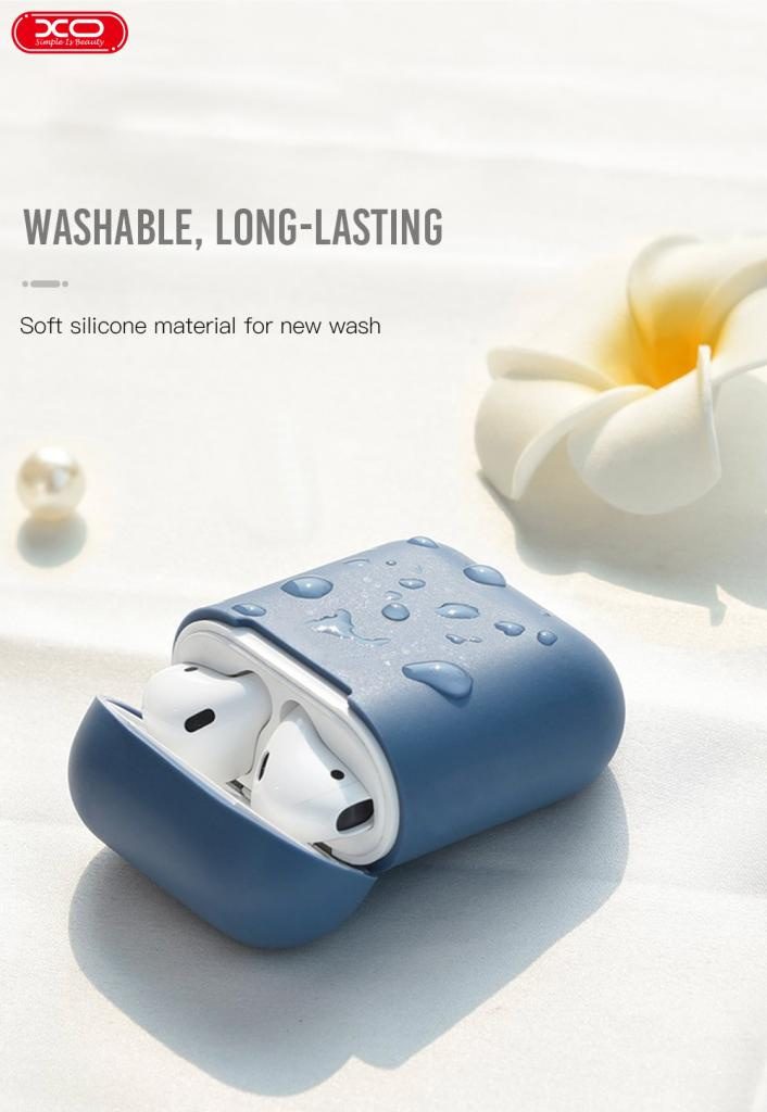 XO — Apple AirPods silicon case Black - imagine 4