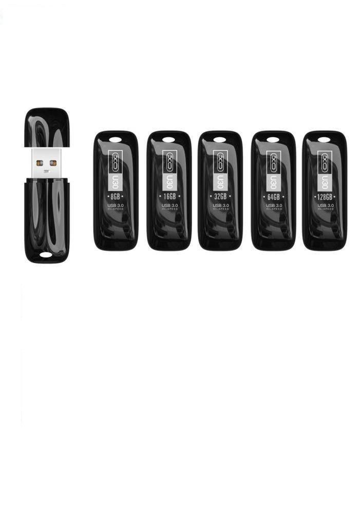 XO U20 Flash Disk 4GB Black - imagine 2