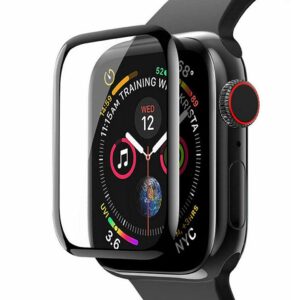 XO FP1 3D full curverd HD clear soft edge for iWatch 7 Black 45mm