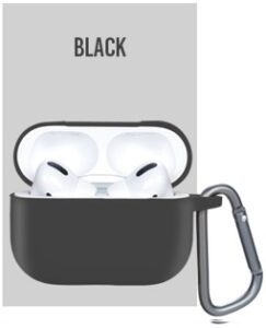 XO Apple AirPods Pro silicon case (with hanger) Black