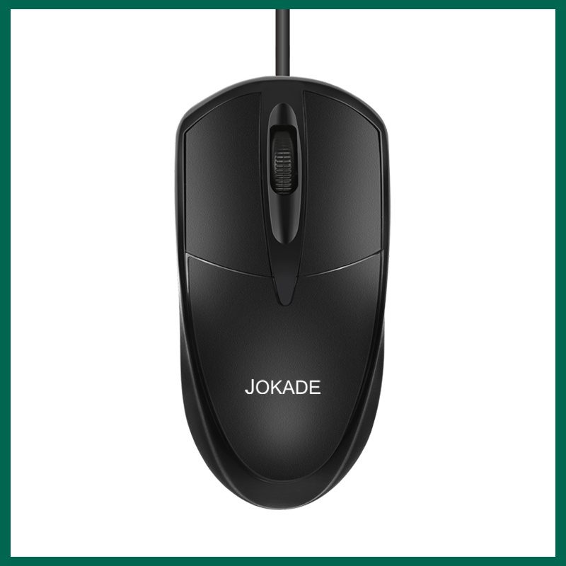 JOKADE JF001 RUYING three-button photoelectric mouse Black